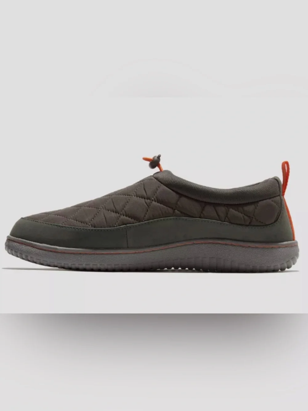 Dluxe by Dearfoams - Men's Corey All Day Slide Slippers - Charcoal Gray - new